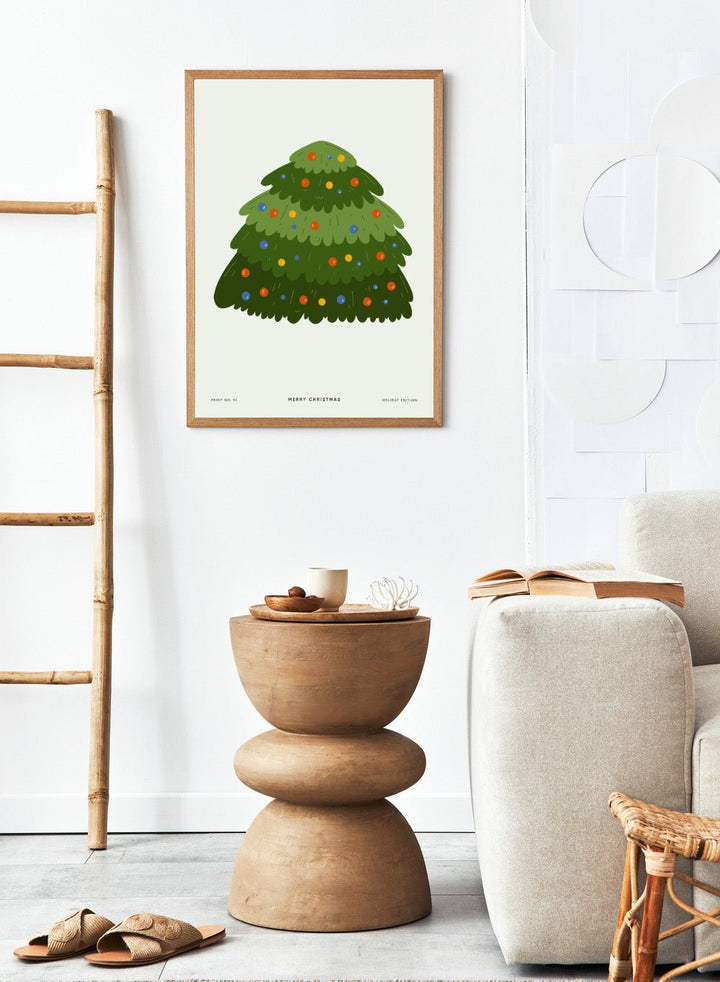 Festive Fir Art Print_Sugar & Canvas