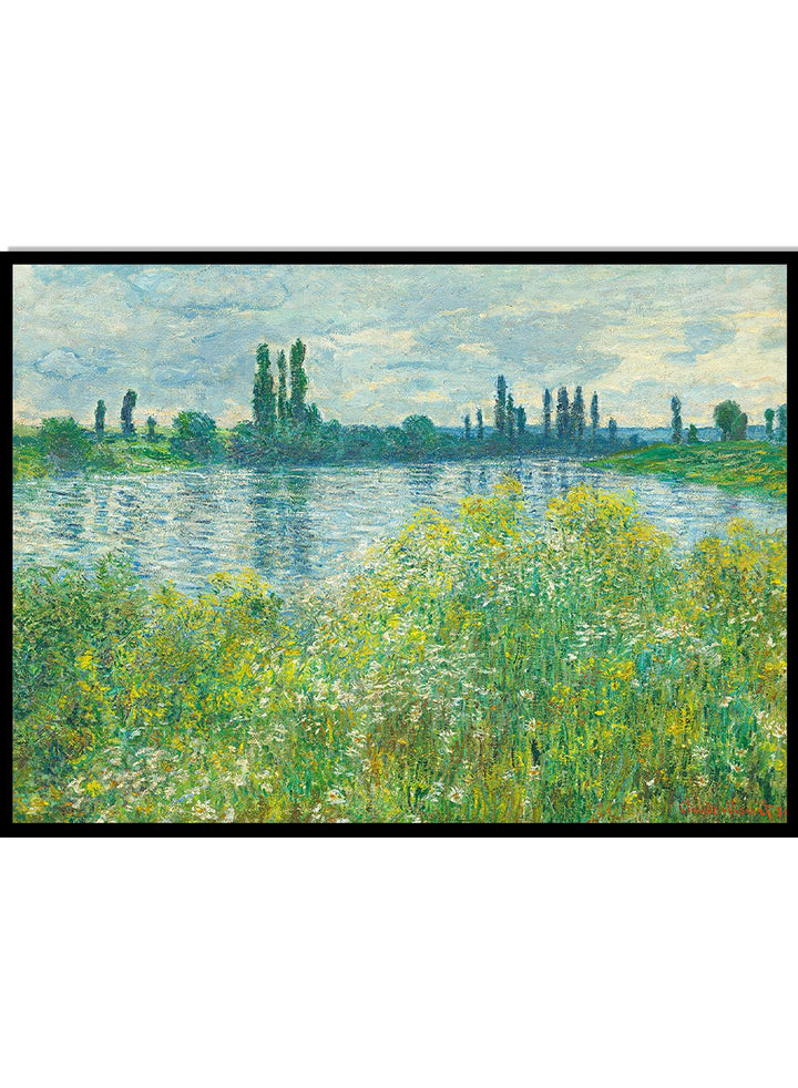 Claude Monet Banks of the Seine, Vétheuil 1880 Art Print_Sugar & Canvas