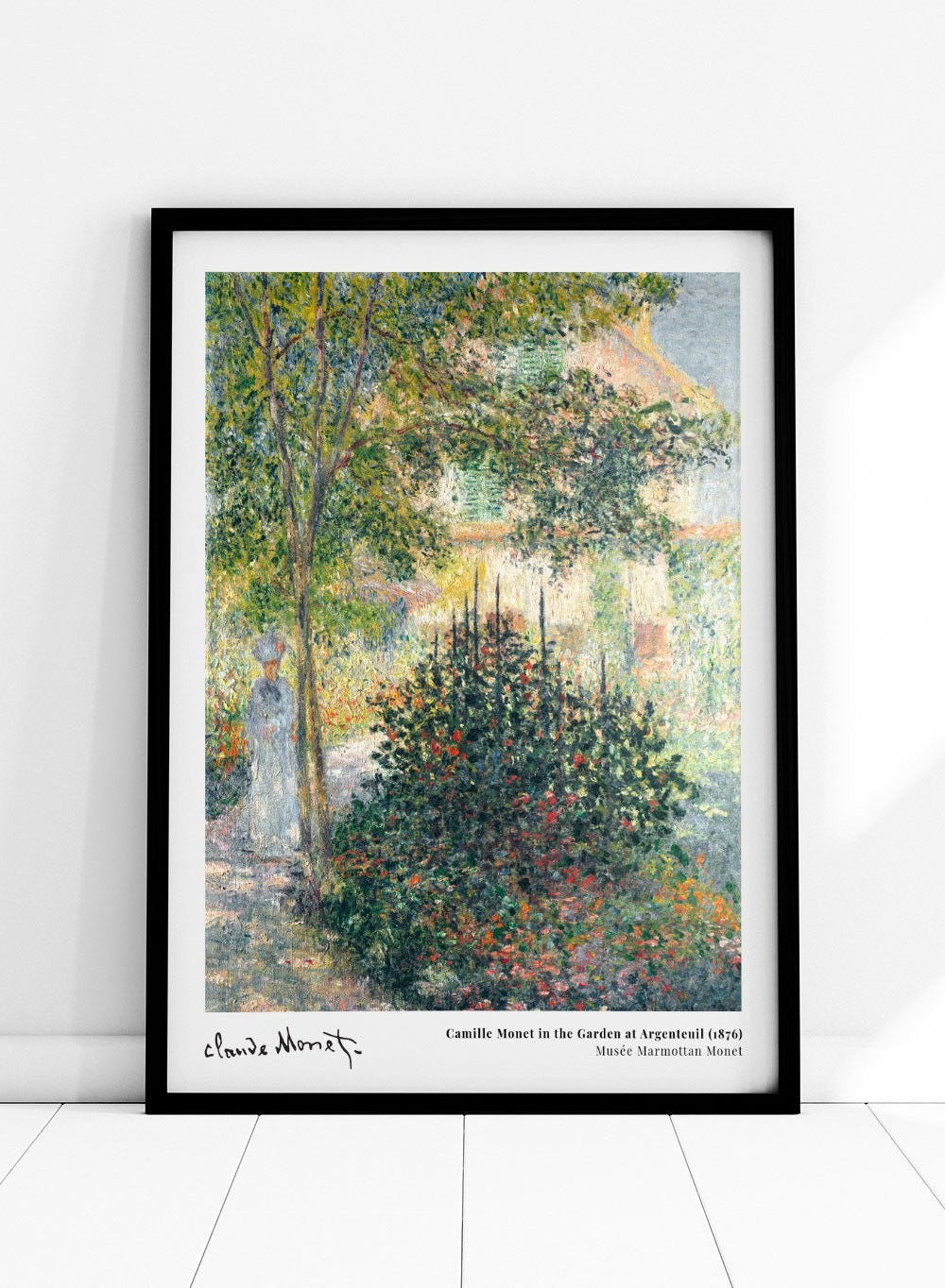 Claude Monet Camille Monet in the Garden at Argenteuil Art Print_Sugar & Canvas