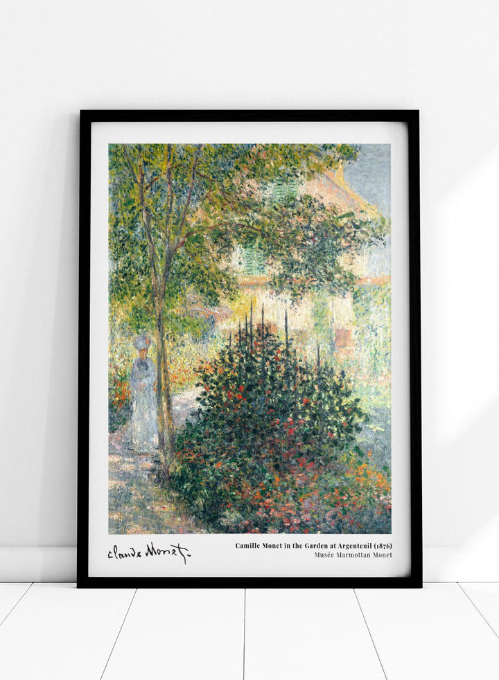 Claude Monet Camille Monet in the Garden at Argenteuil Art Print_Sugar & Canvas