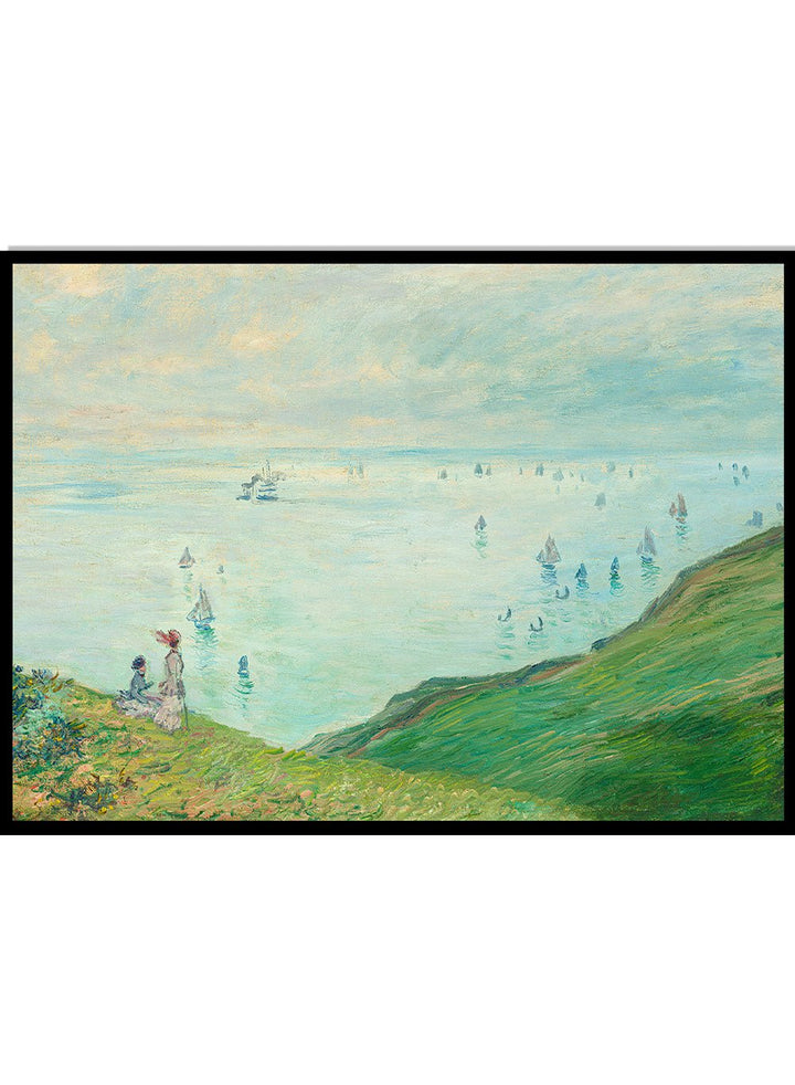 Claude Monet Cliffs at Pourville Art Print_Sugar & Canvas