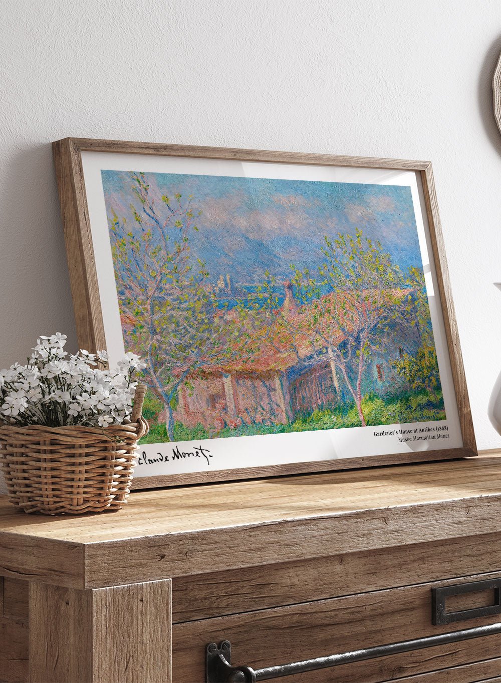 Claude Monet Gardener's House at Antibes Art Print_Sugar & Canvas