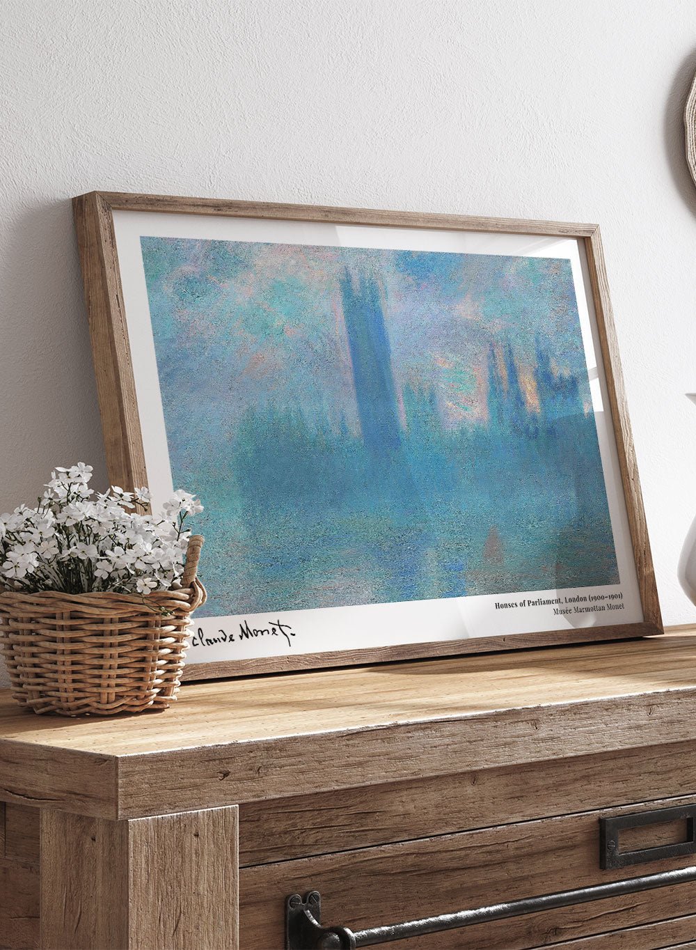 Claude Monet Houses of Parliament, London Art Print_Sugar & Canvas