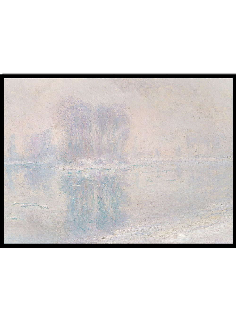 Claude Monet Ice Floes 1893 Art Print_Sugar & Canvas