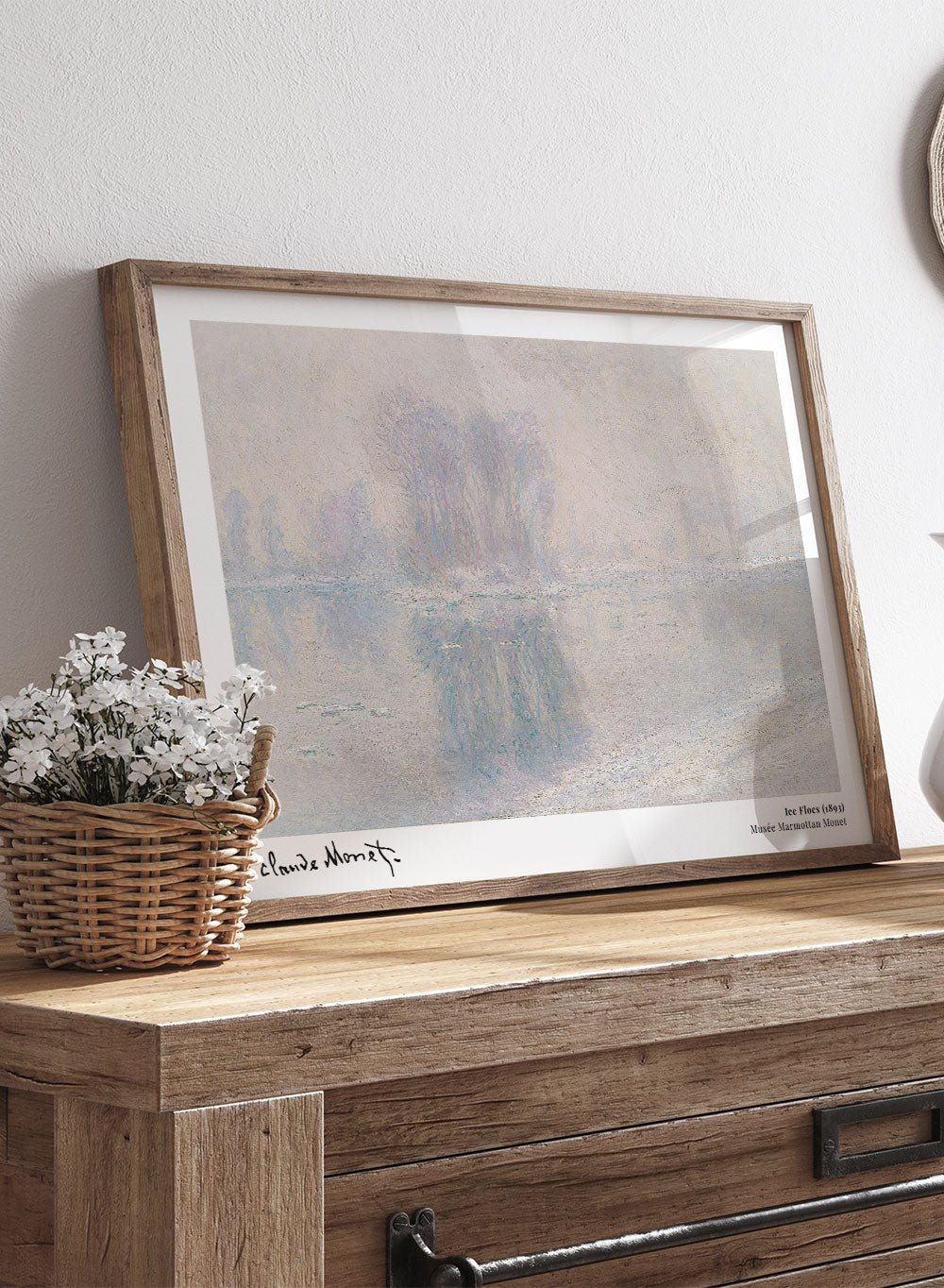 Claude Monet Ice Floes 1893 Art Print_Sugar & Canvas