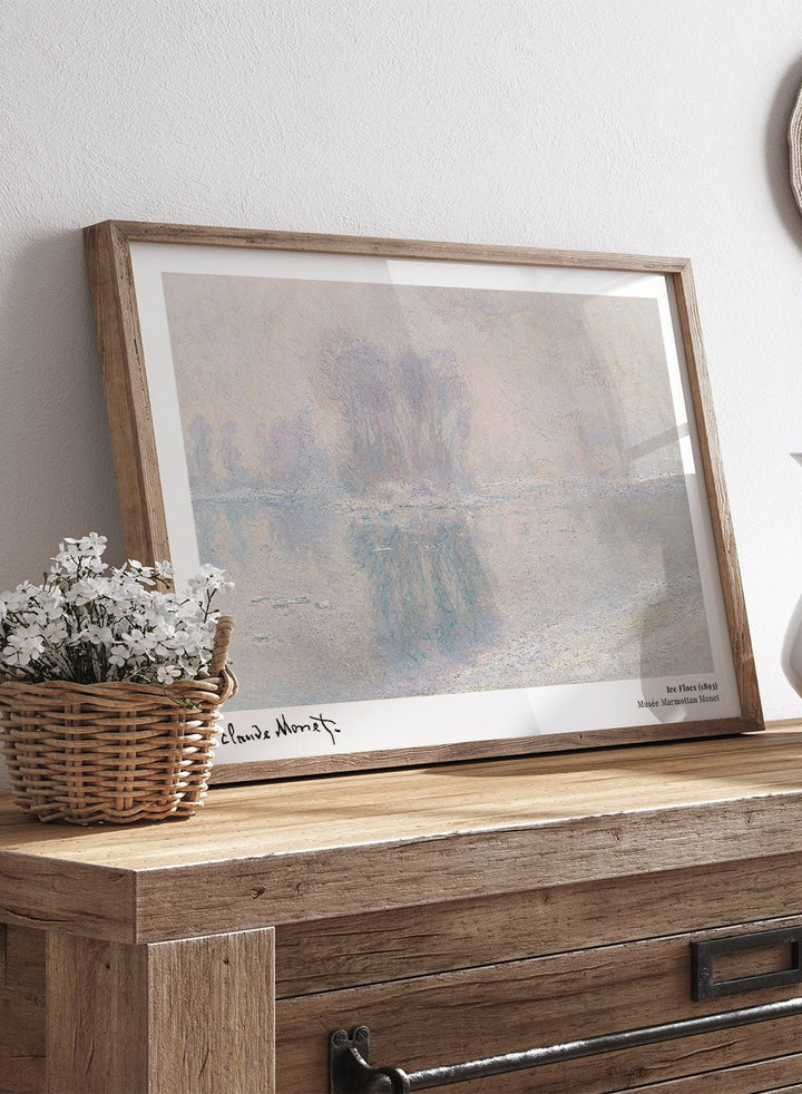 Claude Monet Ice Floes 1893 Art Print_Sugar & Canvas