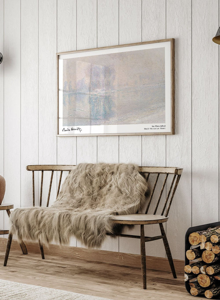 Claude Monet Ice Floes 1893 Art Print_Sugar & Canvas