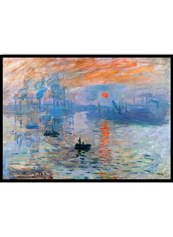 Claude Monet Impression, Sunrise Art Print_Sugar & Canvas