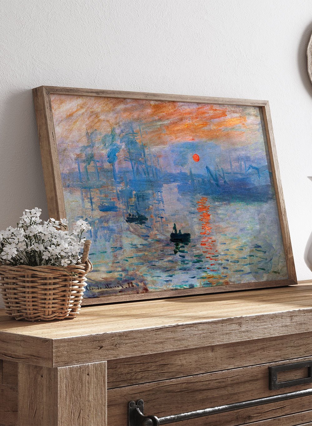 Claude Monet Impression, Sunrise Art Print_Sugar & Canvas