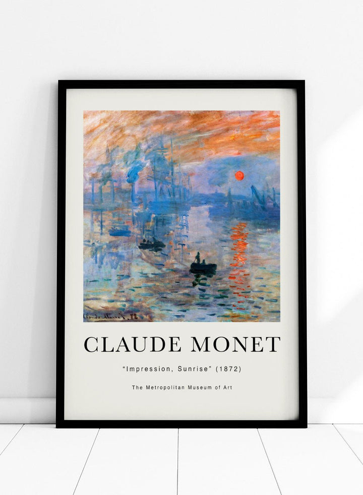 Claude Monet Impression, Sunrise Art Print_Sugar & Canvas
