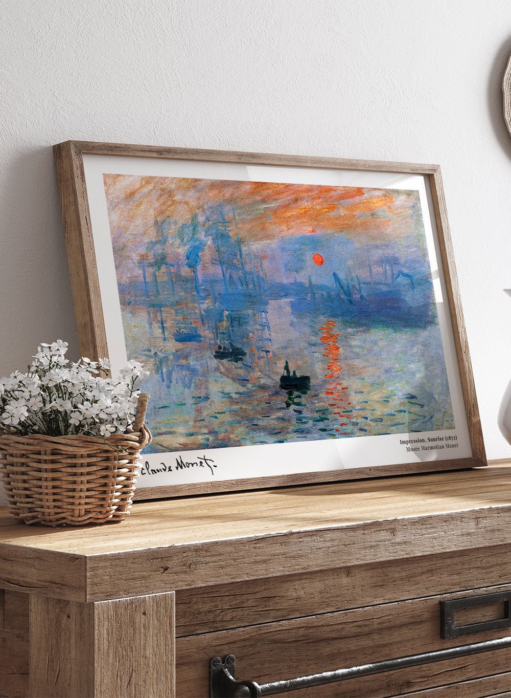 Claude Monet Impression, Sunrise Art Print_Sugar & Canvas
