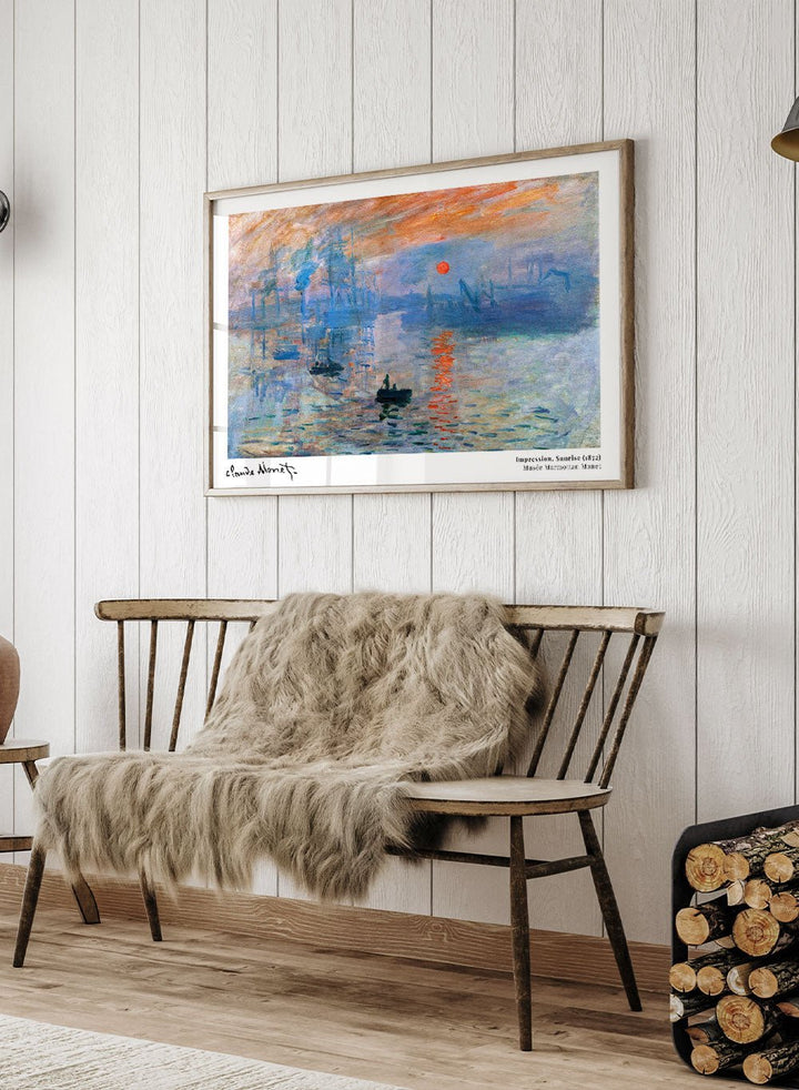 Claude Monet Impression, Sunrise Art Print_Sugar & Canvas