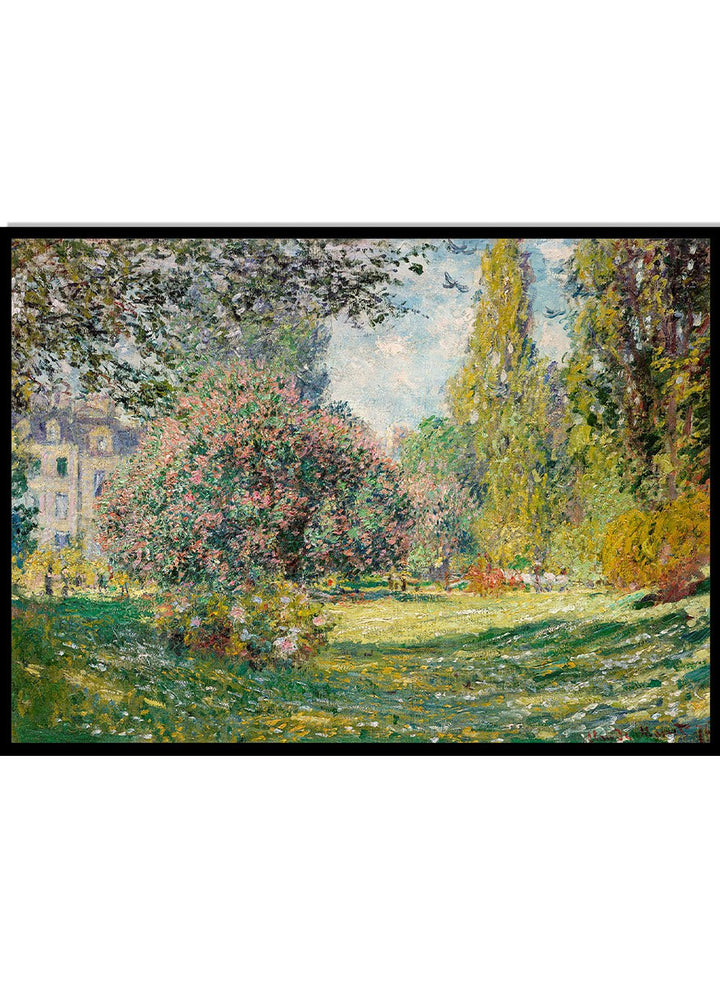 Claude Monet Landscape: The Parc Monceau Art Print_Sugar & Canvas