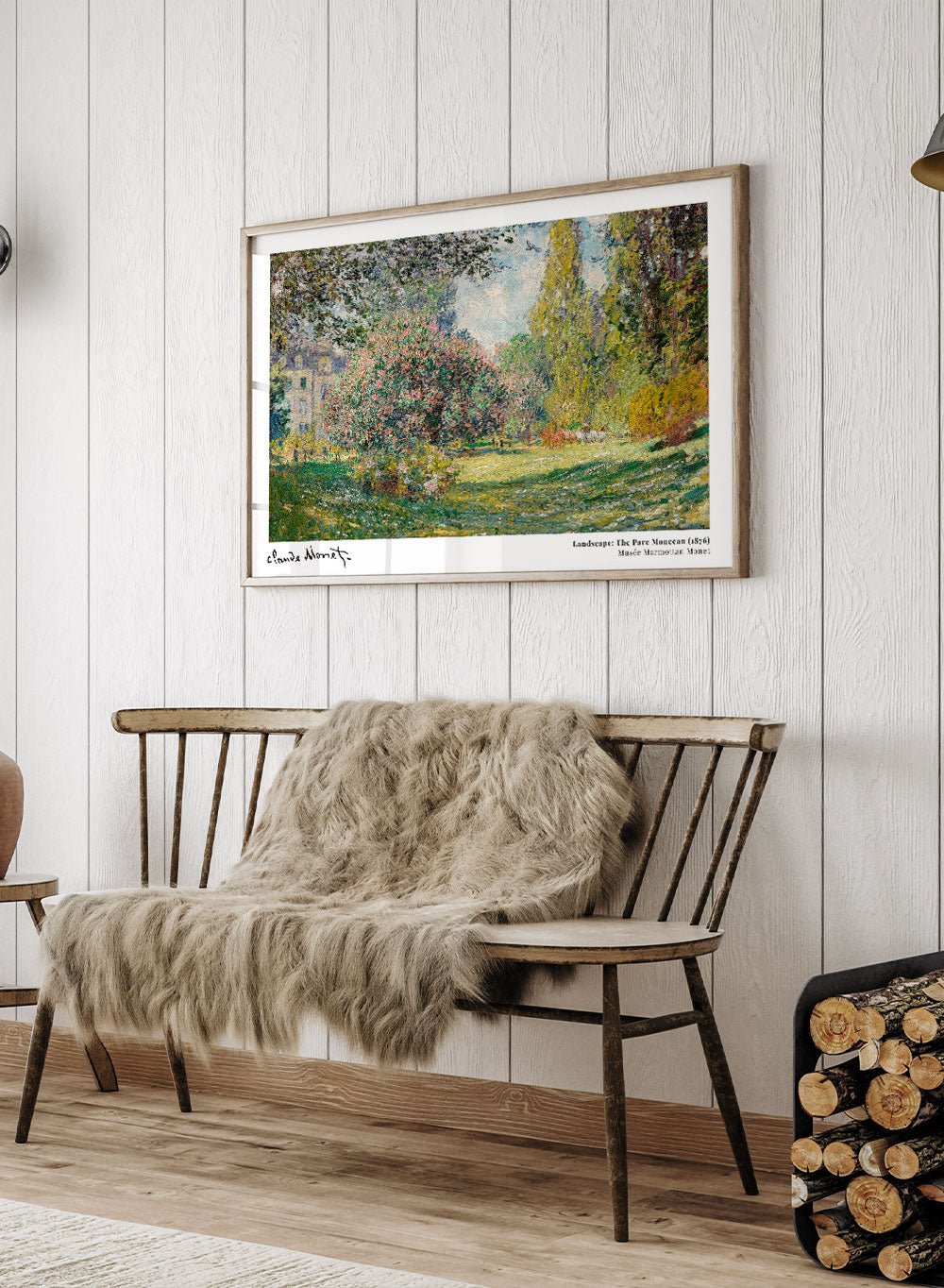 Claude Monet Landscape: The Parc Monceau Art Print_Sugar & Canvas