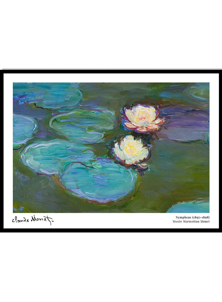 Claude Monet Nympheas 1897 Art Print_Sugar & Canvas