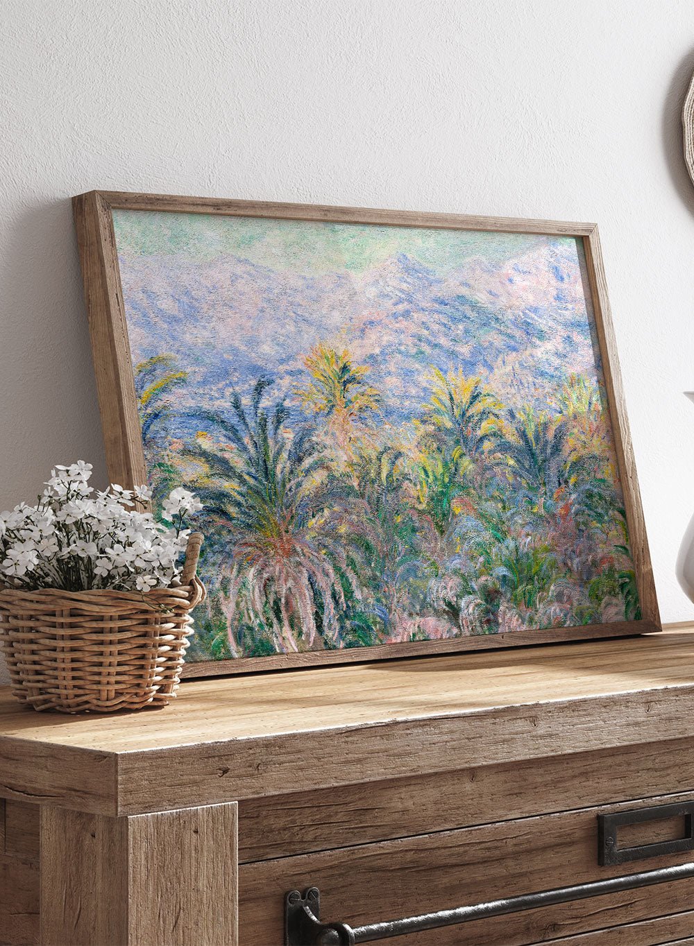 Claude Monet Palm Trees at Bordighera 1884 Art Print_Sugar & Canvas