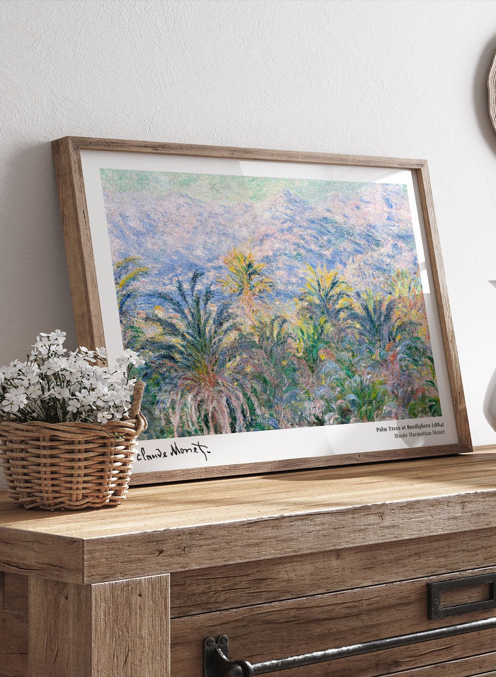 Claude Monet Palm Trees at Bordighera 1884 Art Print_Sugar & Canvas