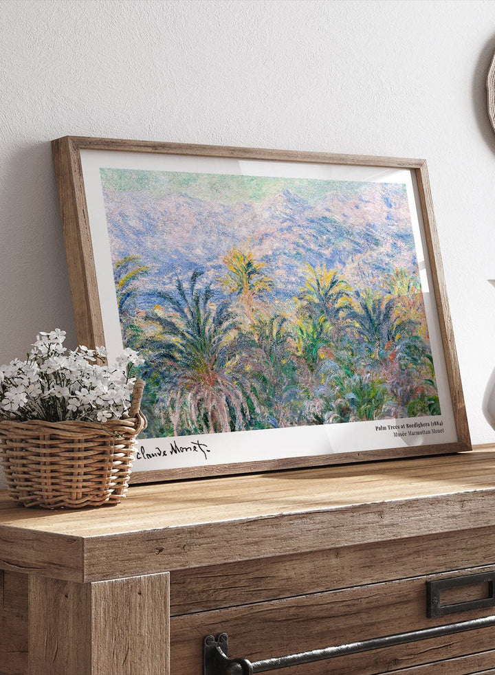 Claude Monet Palm Trees at Bordighera 1884 Art Print_Sugar & Canvas