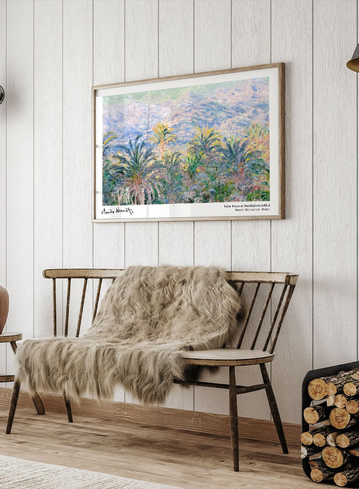 Claude Monet Palm Trees at Bordighera 1884 Art Print_Sugar & Canvas