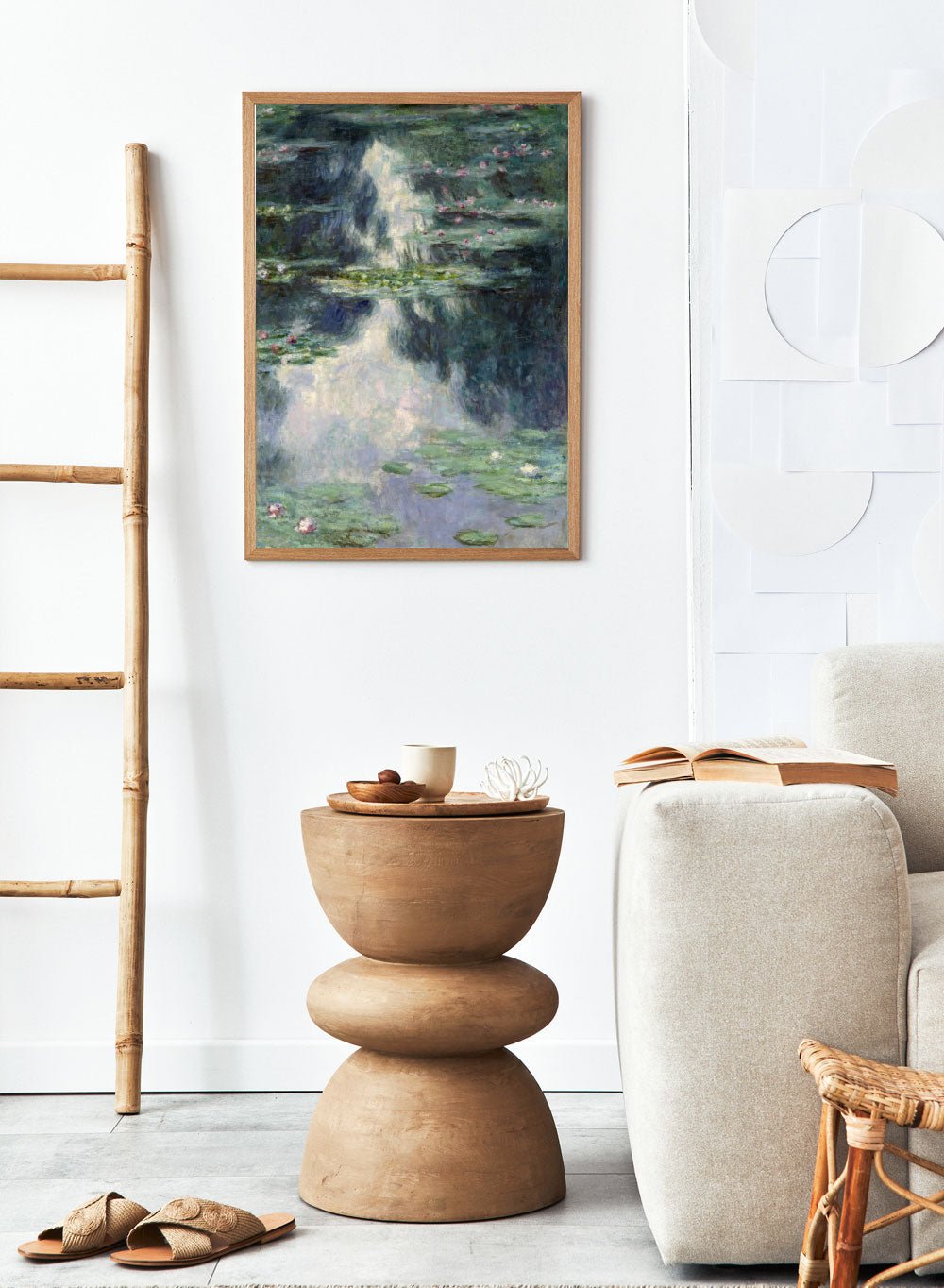 Claude Monet Pond with Water Lilies Art Print_Sugar & Canvas