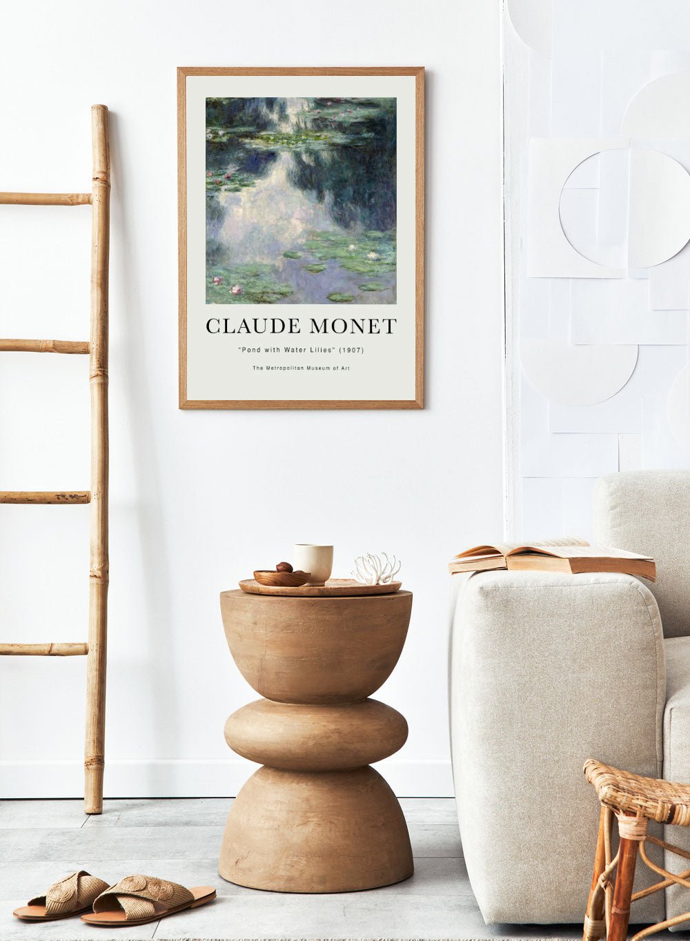 Claude Monet Pond with Water Lilies Art Print_Sugar & Canvas