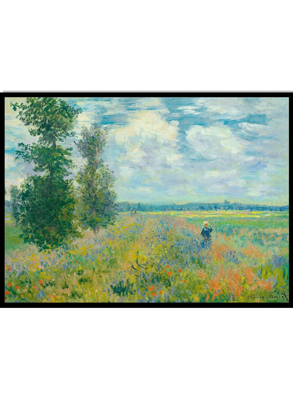Claude Monet Poppy Fields near Argenteuil 1875 Art Print_Sugar & Canvas