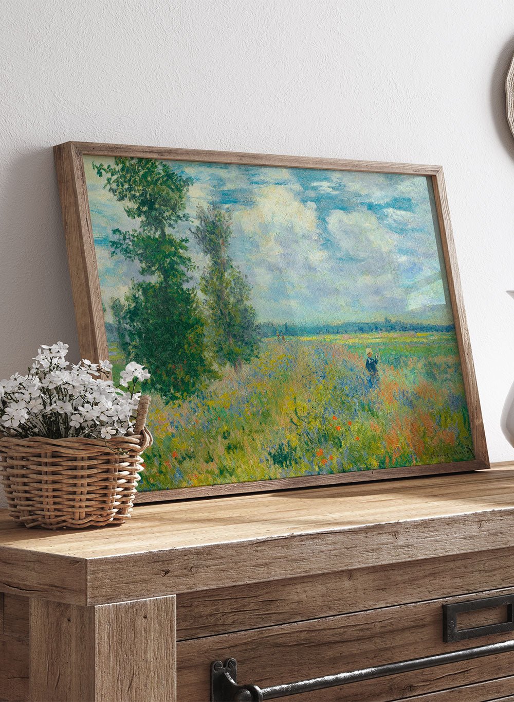 Claude Monet Poppy Fields near Argenteuil 1875 Art Print_Sugar & Canvas