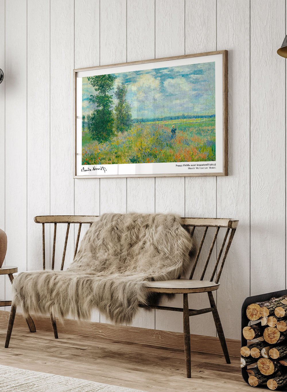 Claude Monet Poppy Fields near Argenteuil 1875 Art Print_Sugar & Canvas