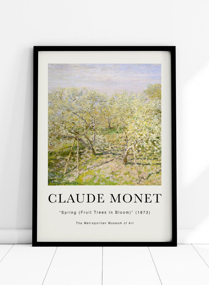 Claude Monet Spring (Fruit Trees in Bloom) Art Print_Sugar & Canvas