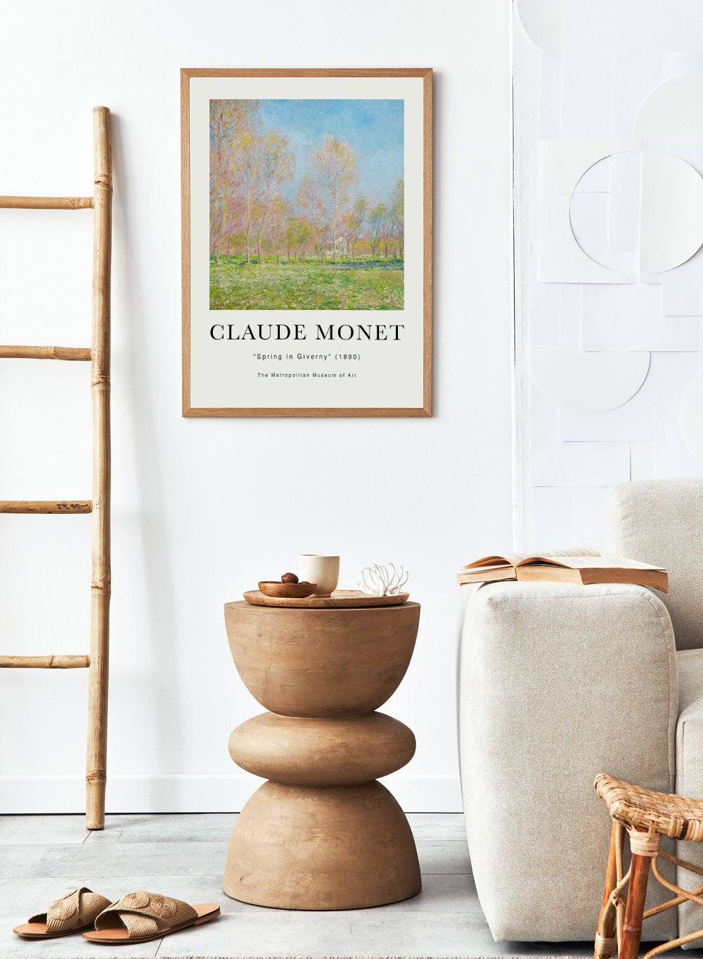 Claude Monet Spring in Giverny 1890 Art Print_Sugar & Canvas