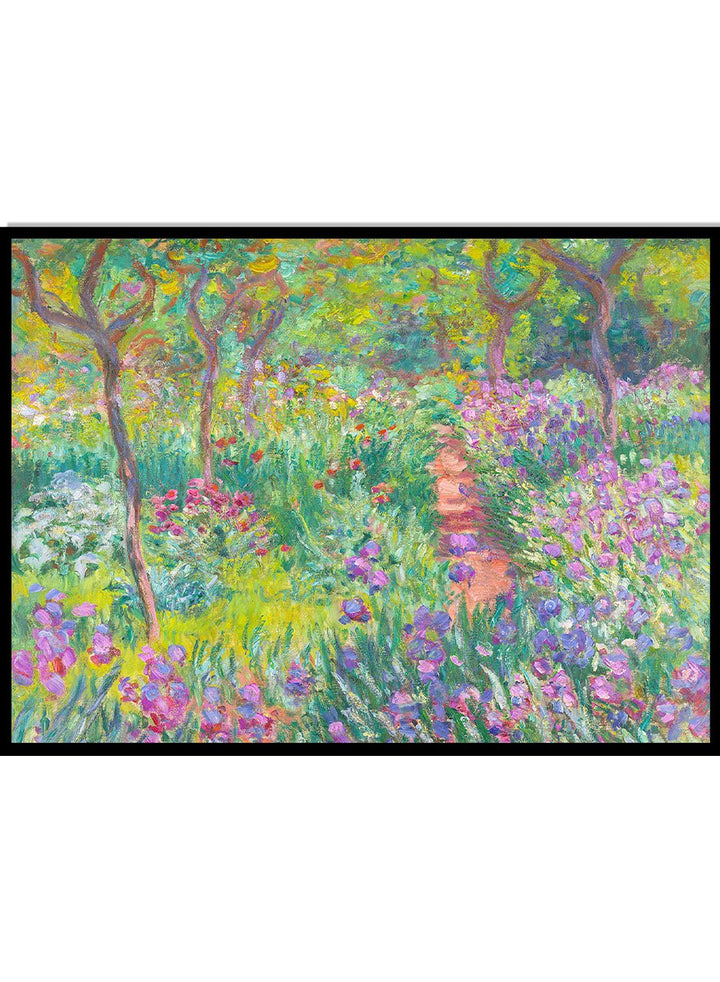 Claude Monet The Artist’s Garden in Giverny 1900 Art Print_Sugar & Canvas