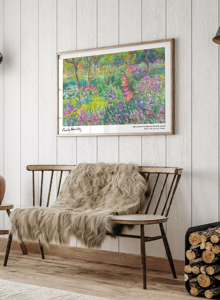 Claude Monet The Artist’s Garden in Giverny 1900 Art Print_Sugar & Canvas