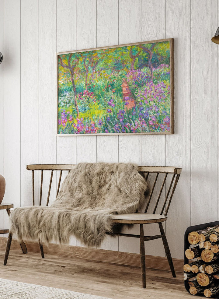 Claude Monet The Artist’s Garden in Giverny 1900 Art Print_Sugar & Canvas