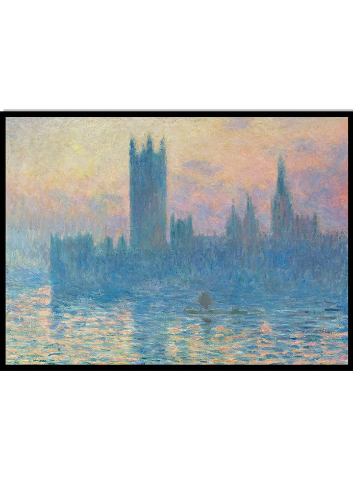 Claude Monet The Houses of Parliament, Sunset Art Print_Sugar & Canvas