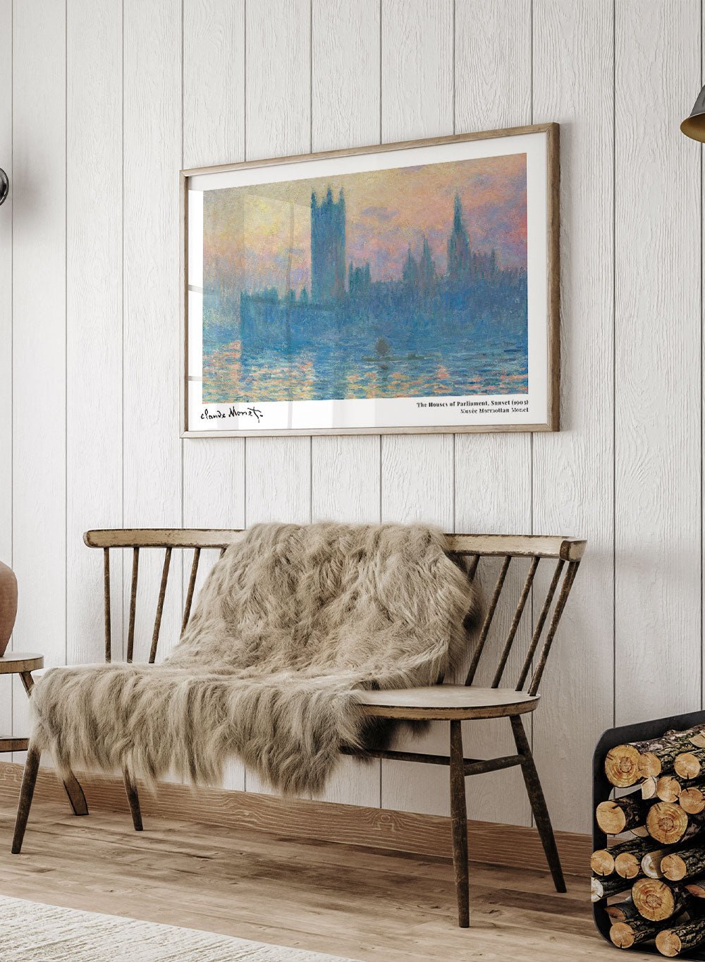 Claude Monet The Houses of Parliament, Sunset Art Print_Sugar & Canvas