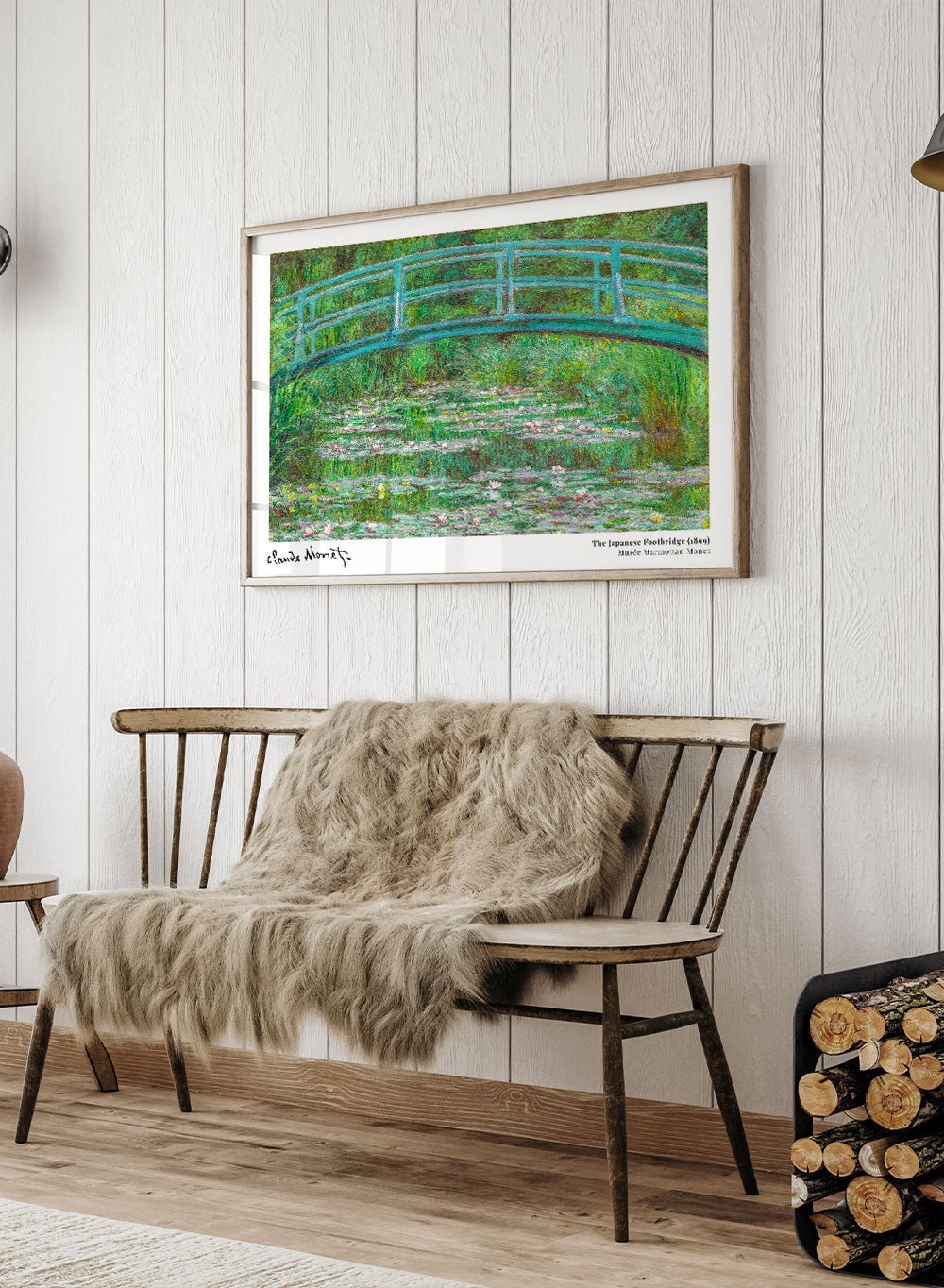 Claude Monet The Japanese Footbridge 1899 Art Print_Sugar & Canvas