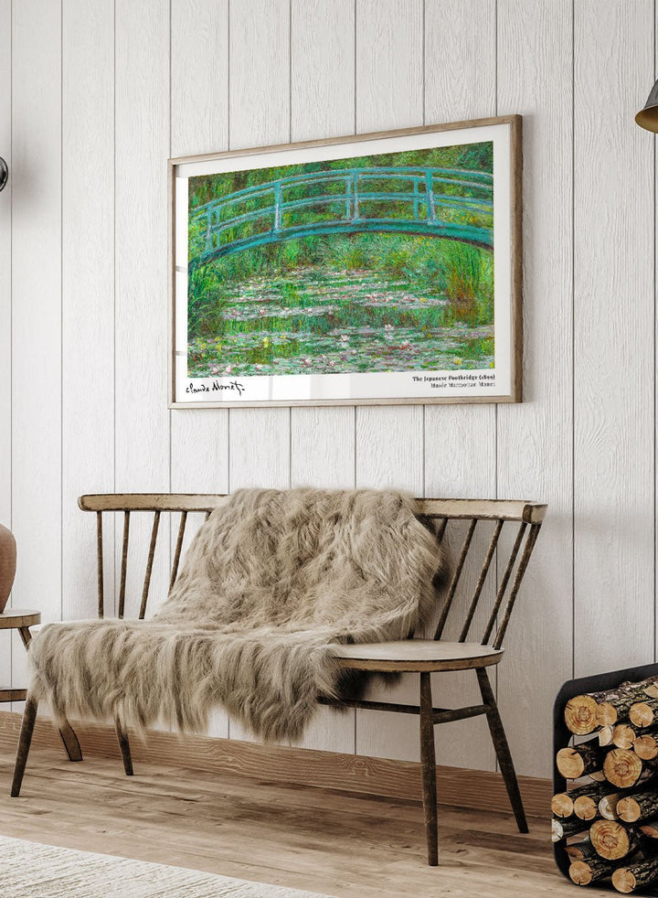 Claude Monet The Japanese Footbridge 1899 Art Print_Sugar & Canvas