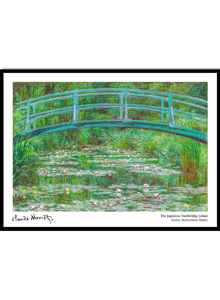 Claude Monet The Japanese Footbridge 1899 Art Print_Sugar & Canvas
