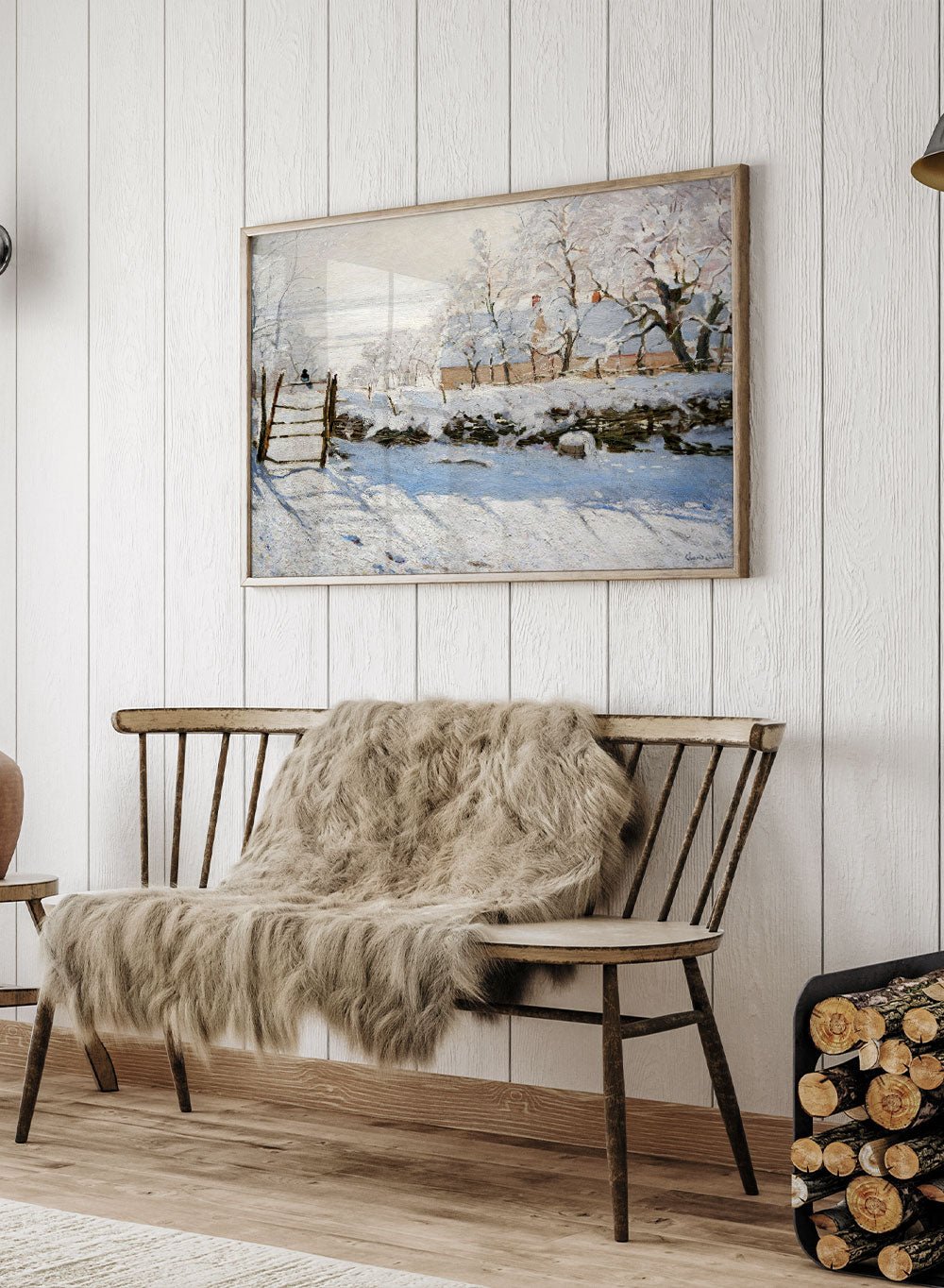 Claude Monet The Magpie Art Print_Sugar & Canvas