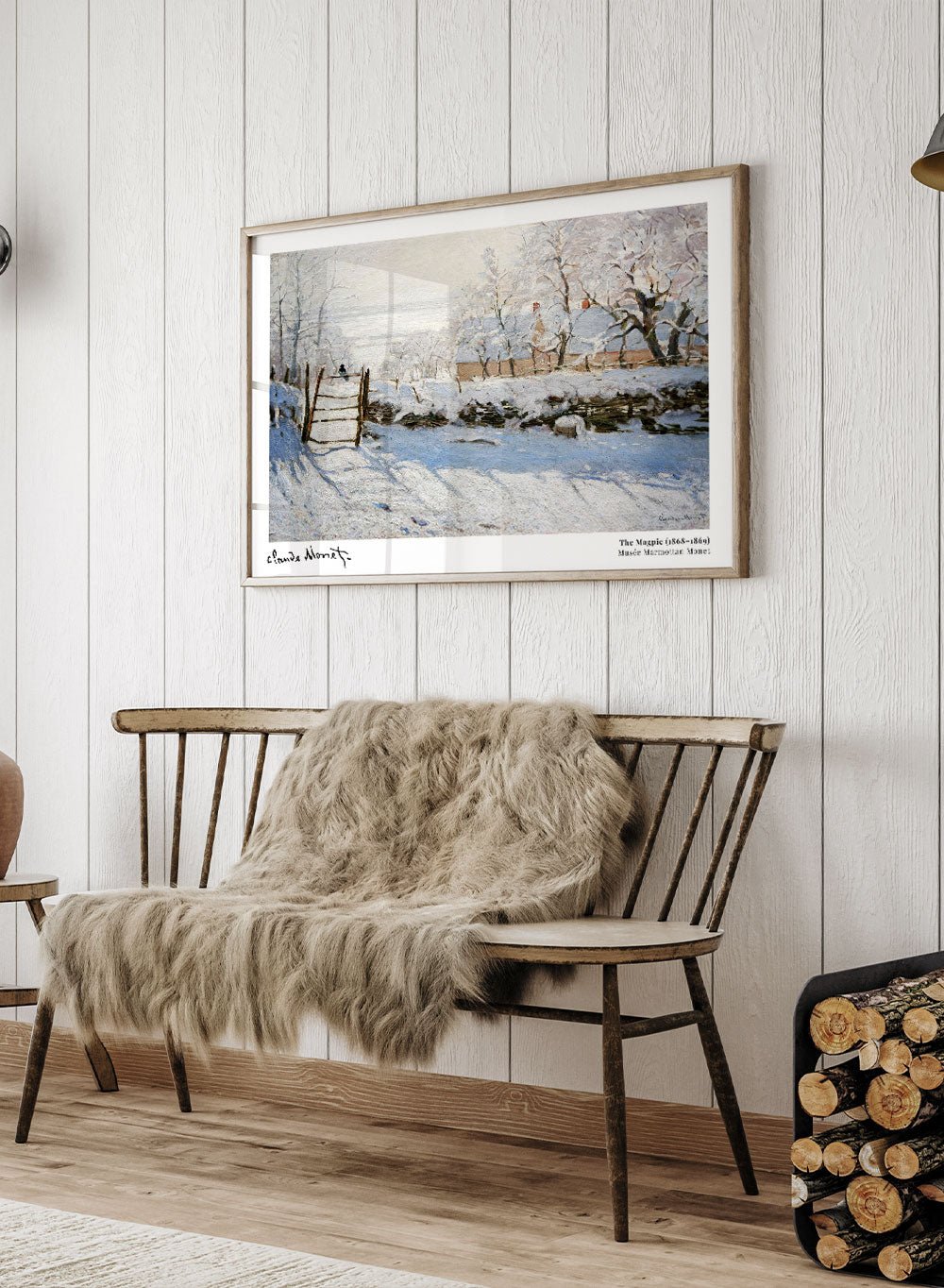 Claude Monet The Magpie Art Print_Sugar & Canvas