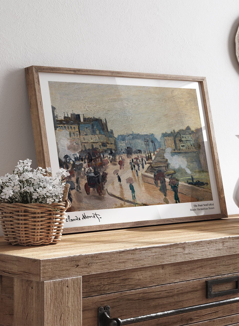 Claude Monet The Pont Neuf 1871 Art Print_Sugar & Canvas