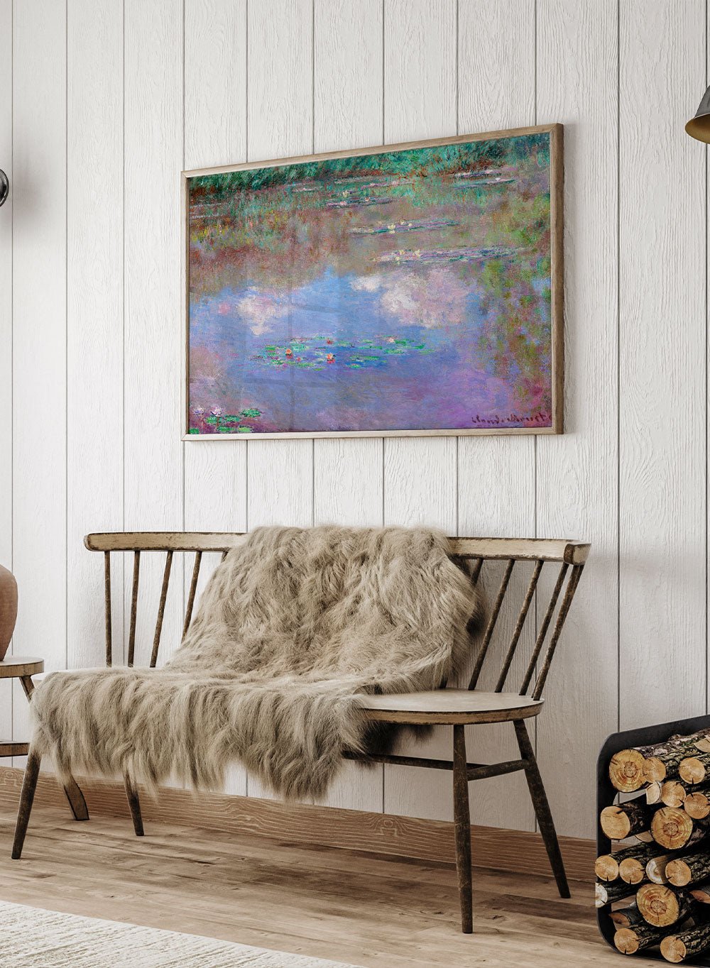 Claude Monet The Water Lily Pond (Clouds) Art Print_Sugar & Canvas