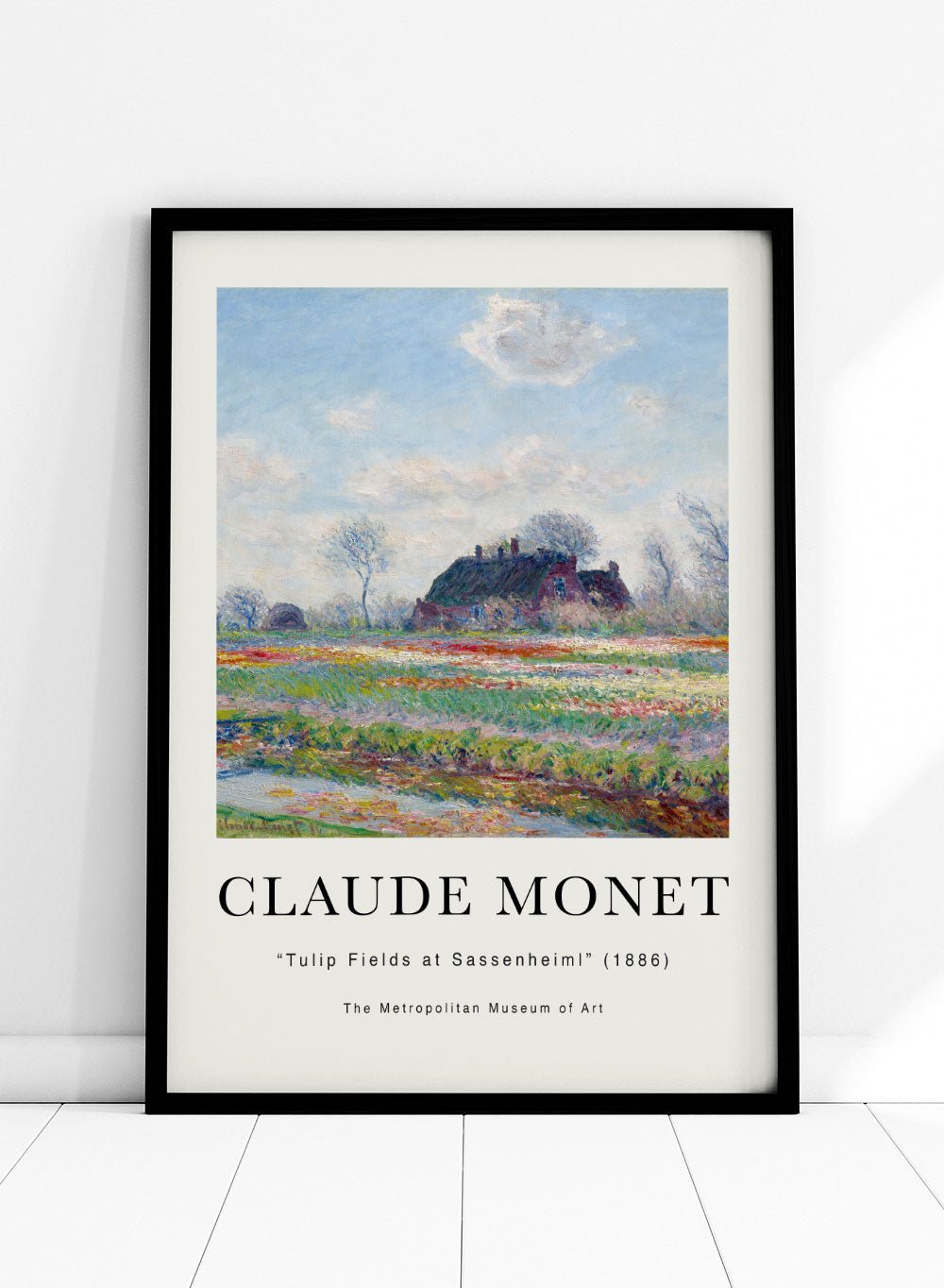 Claude Monet Tulip Fields at Sassenheim Art Print_Sugar & Canvas