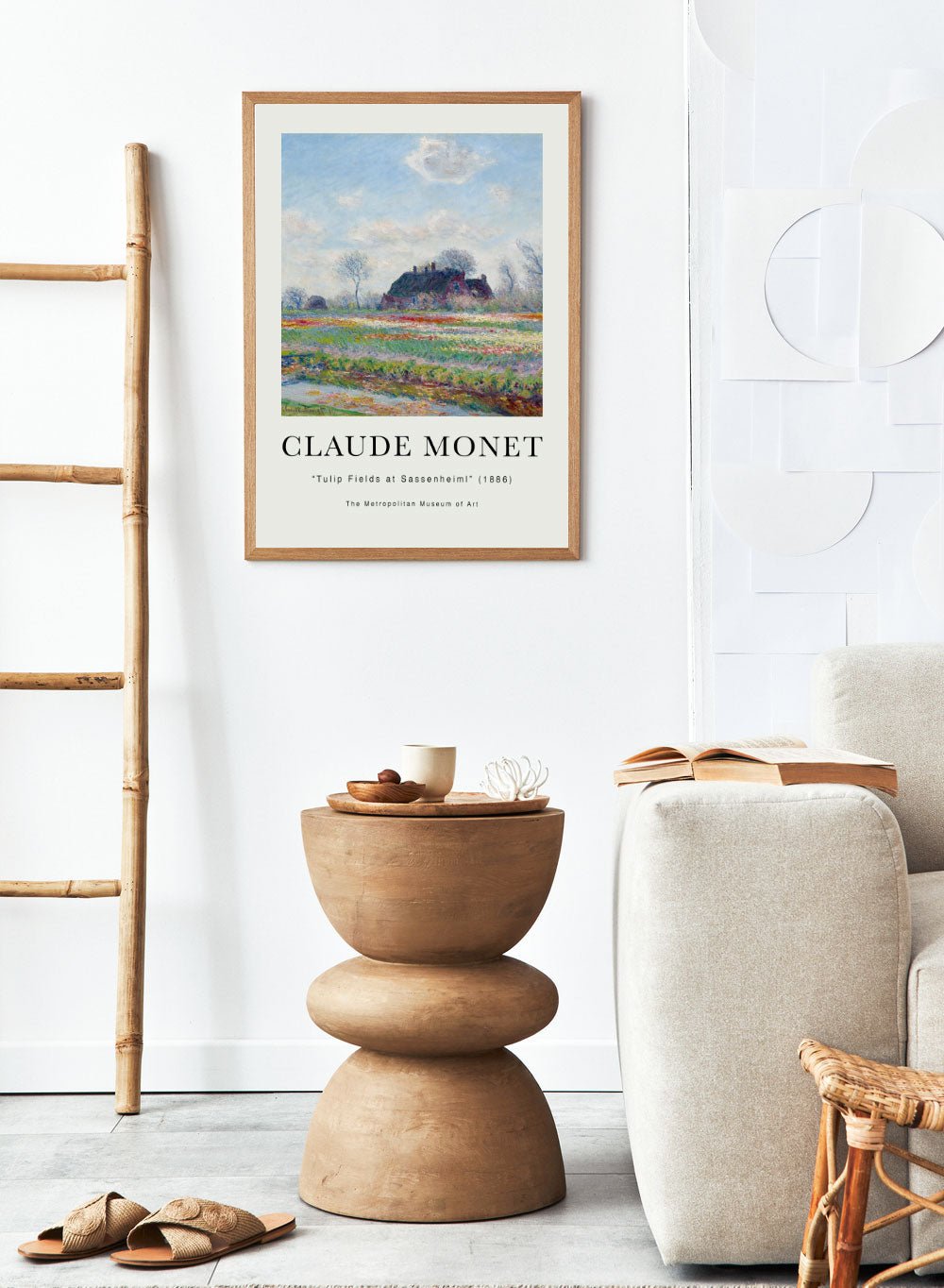Claude Monet Tulip Fields at Sassenheim Art Print_Sugar & Canvas