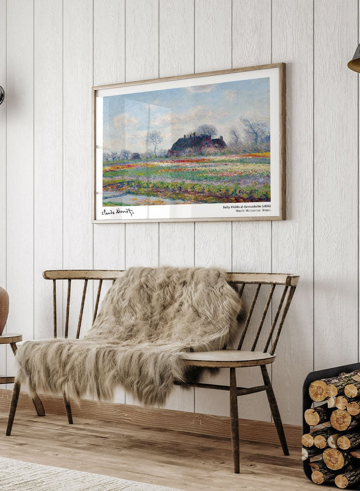 Claude Monet Tulip Fields at Sassenheim Art Print_Sugar & Canvas