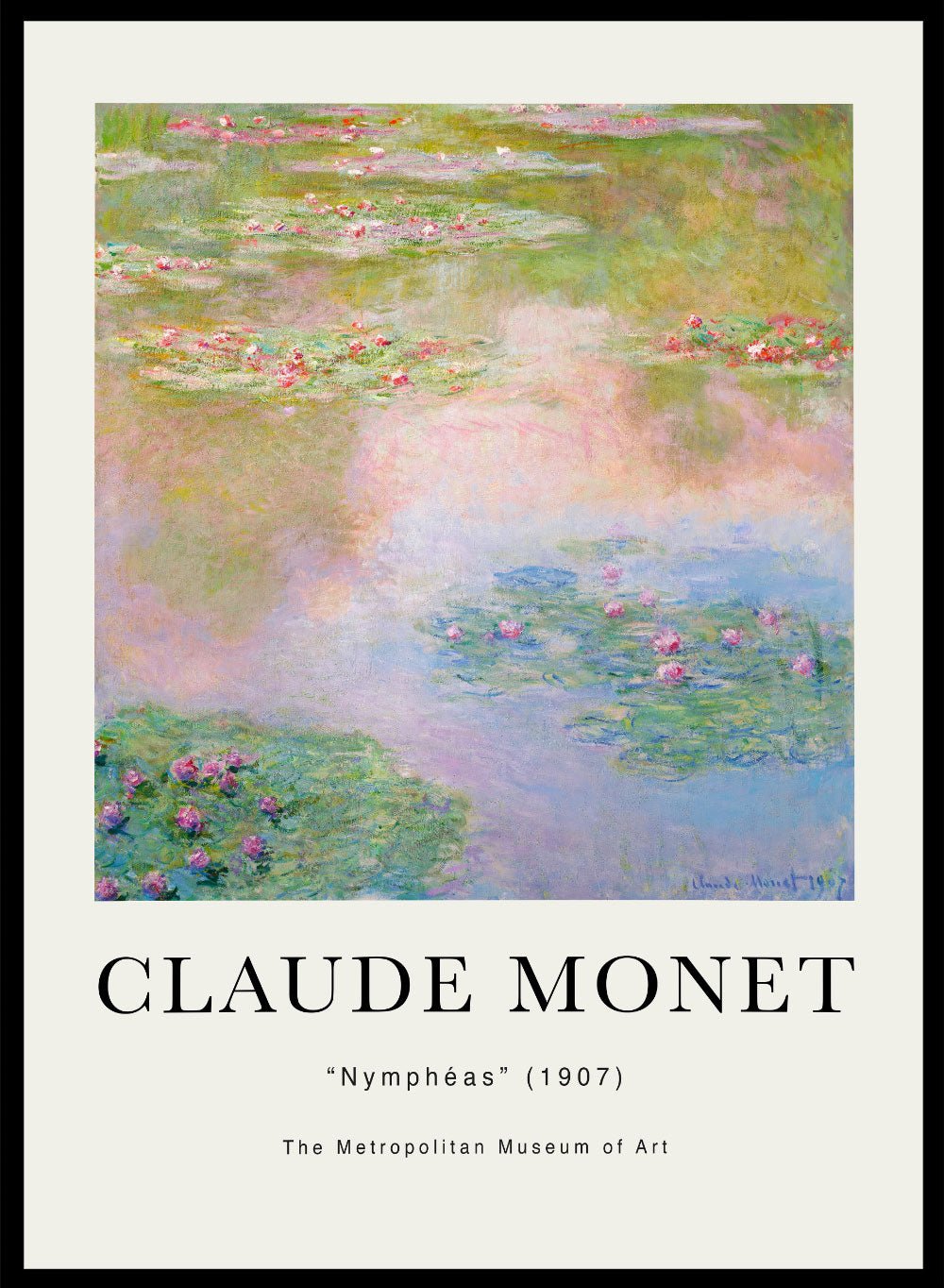 Claude Monet Water Lilies Art Print_Sugar & Canvas