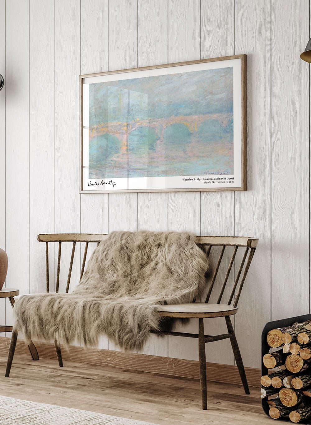 Claude Monet Waterloo Bridge, London, at Sunset Art Print_Sugar & Canvas