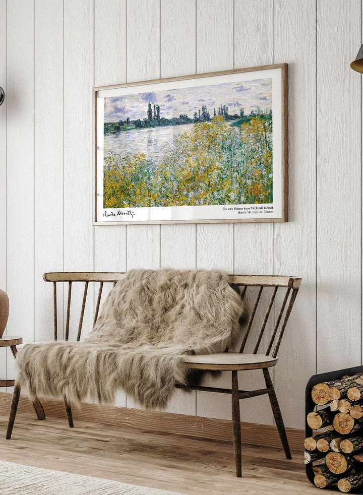 Claude Monet Île aux Fleurs near Vétheuil Art Print_Sugar & Canvas