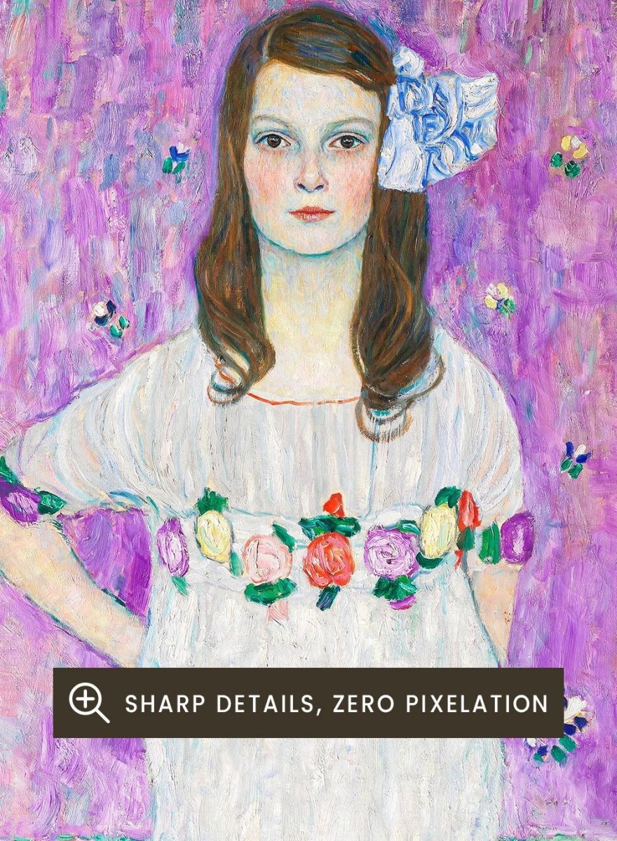 Gustav Klimt Mäda Primavesi 1912–1913 Vintage Exhibition Poster