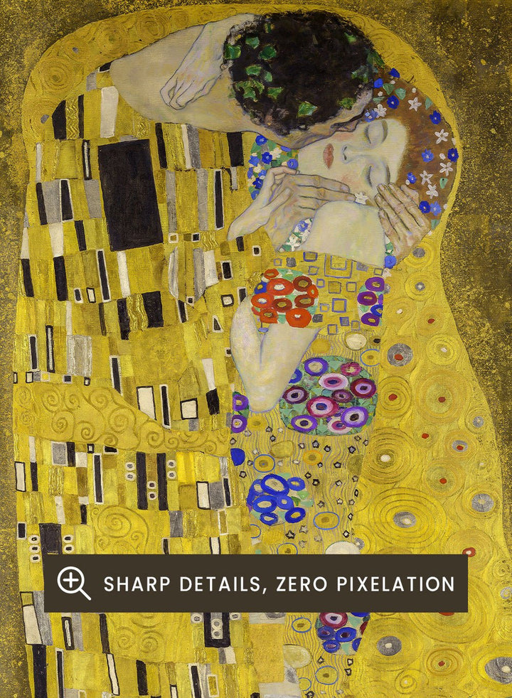 Gustav Klimt - The Kiss Art Print_Sugar & Canvas